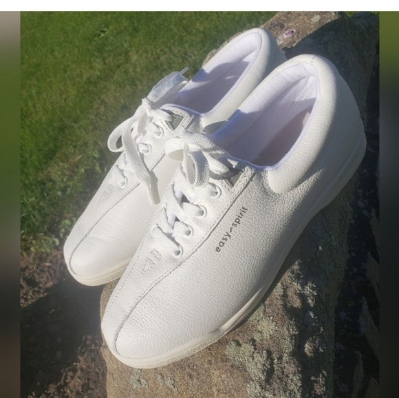 Easy Spirit Shoes - New Easy Spirit white leather sneakers 6.5